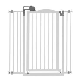 Tall One-Touch Gate II in White