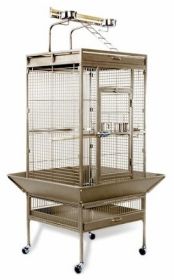 Medium Wrought Iron Select Bird Cage (Option: Black)