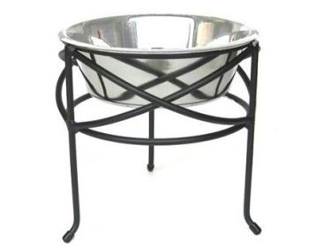 Mesh Elevated Dog Bowl (Option: Large)